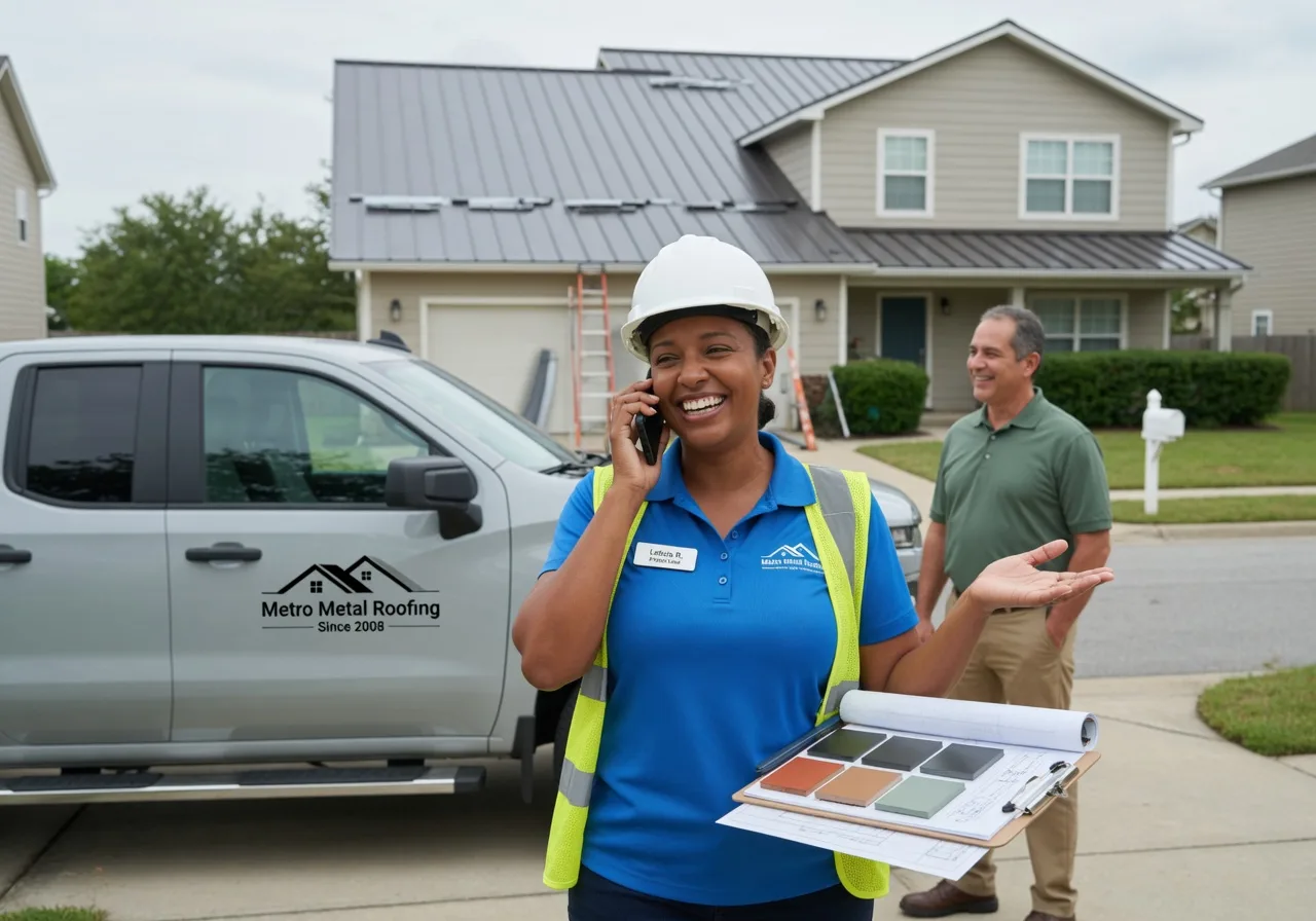 Storm Damage Metal Roof Repair in Poy Sippi, WI